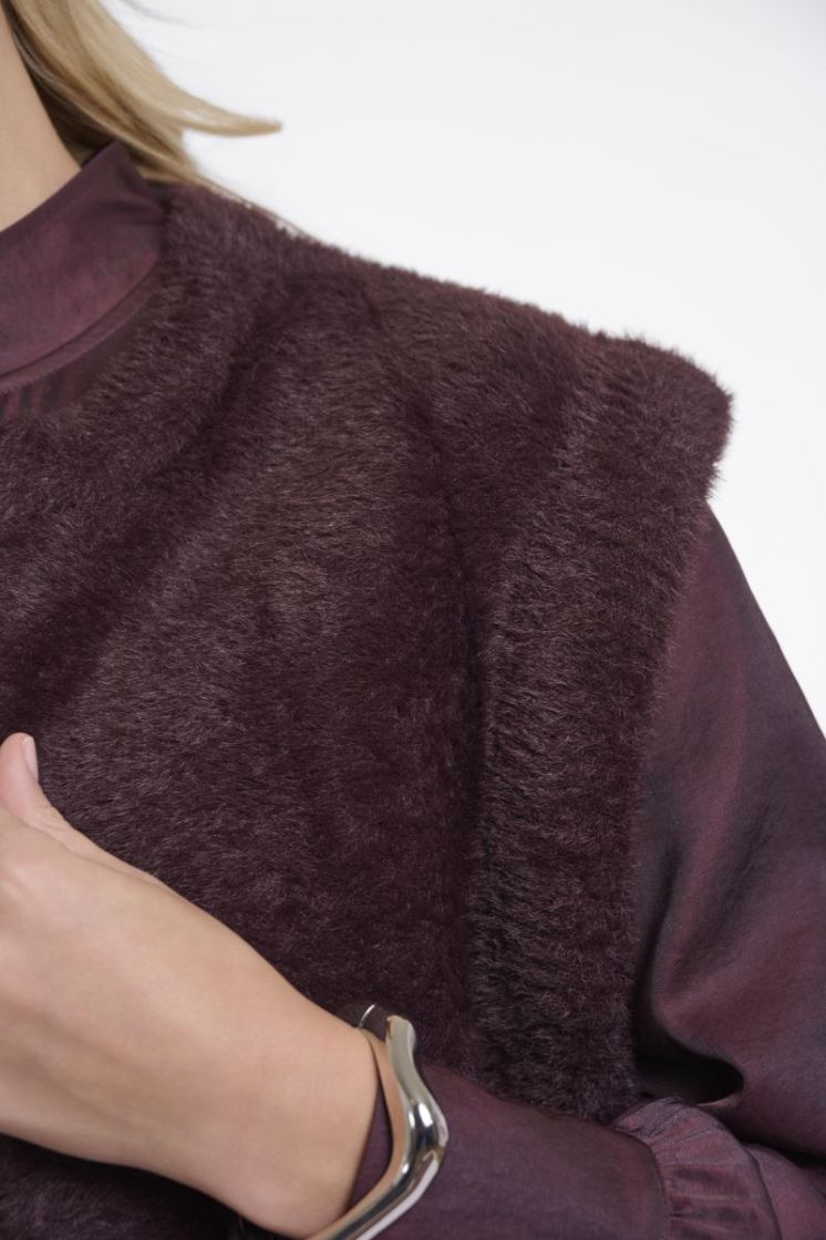 Gilet RINO & PELLE FUDGE CLOAK