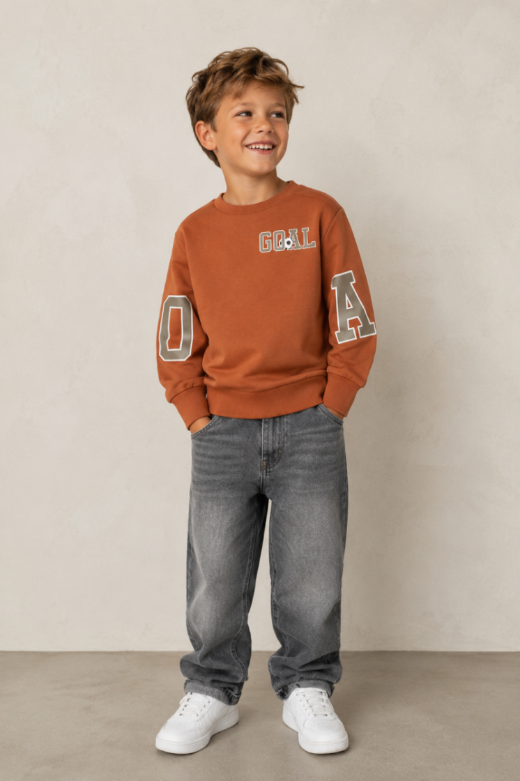 Sweater SOMEONE C COGNAC