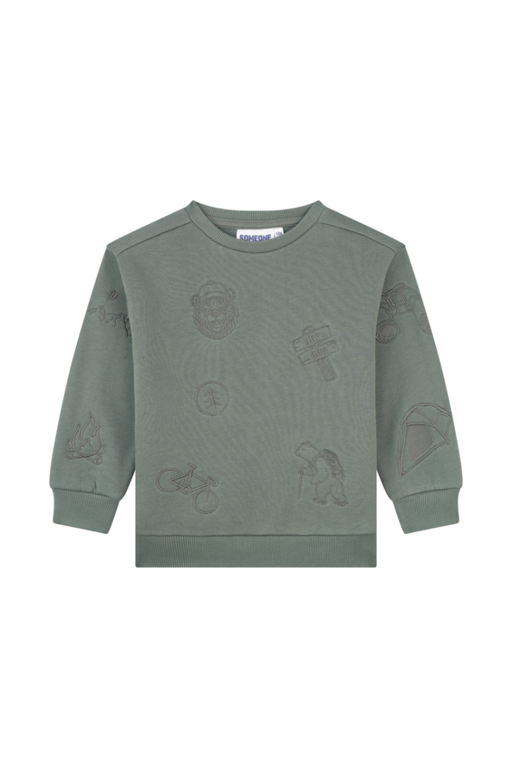 Sweater SOMEONE DK DARK KHAKI