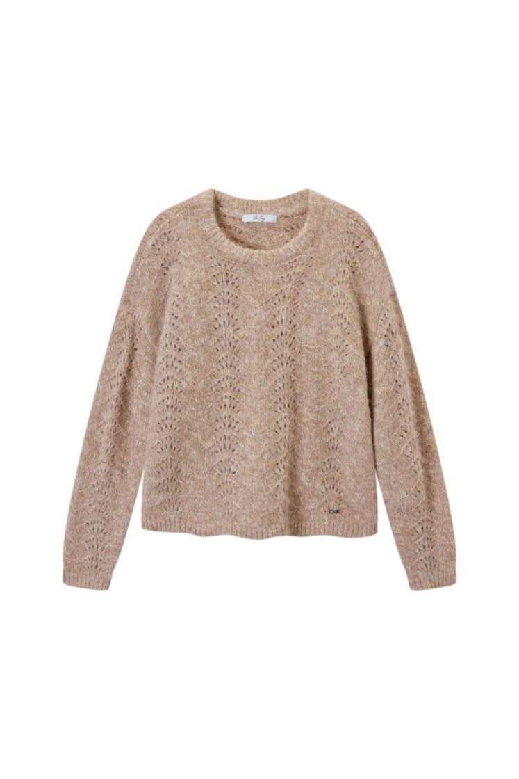Pull VILA JOY BI BEIGE