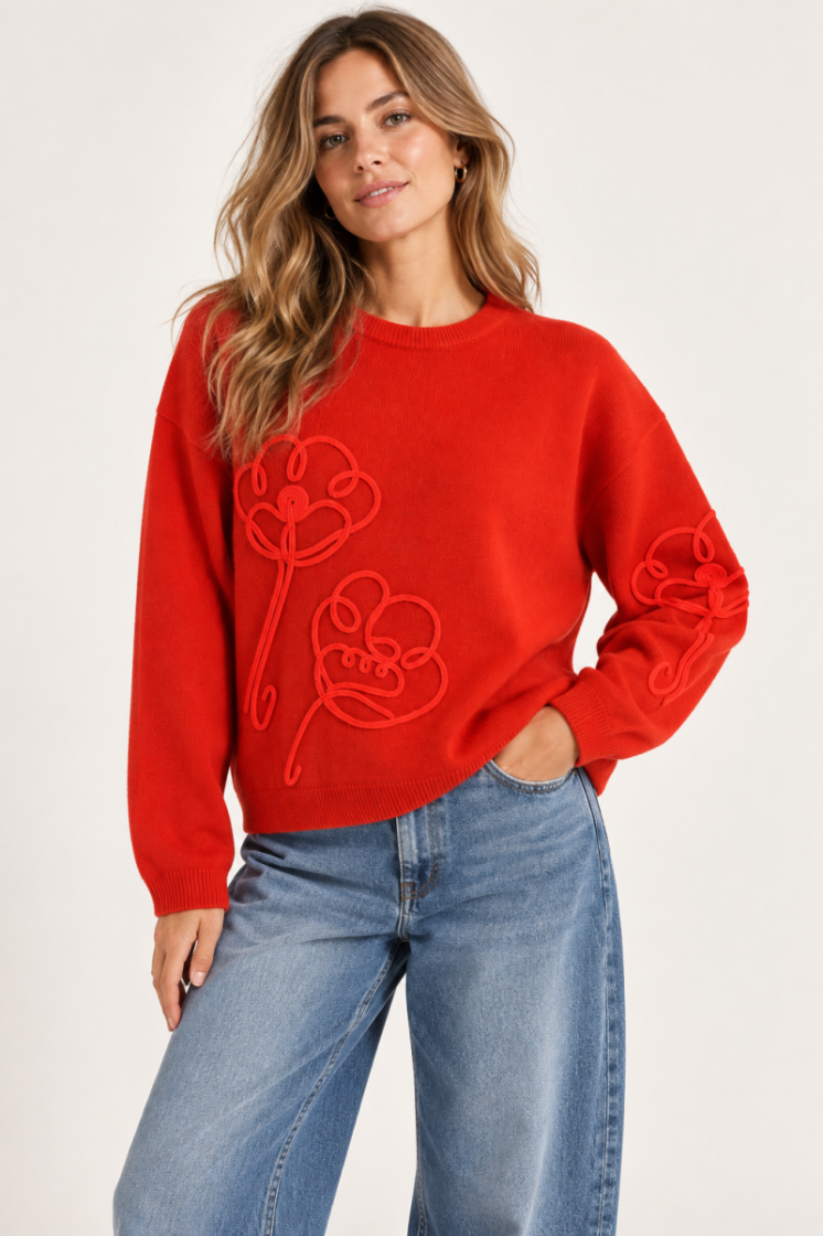 Pull VILA JOY BR BRICK