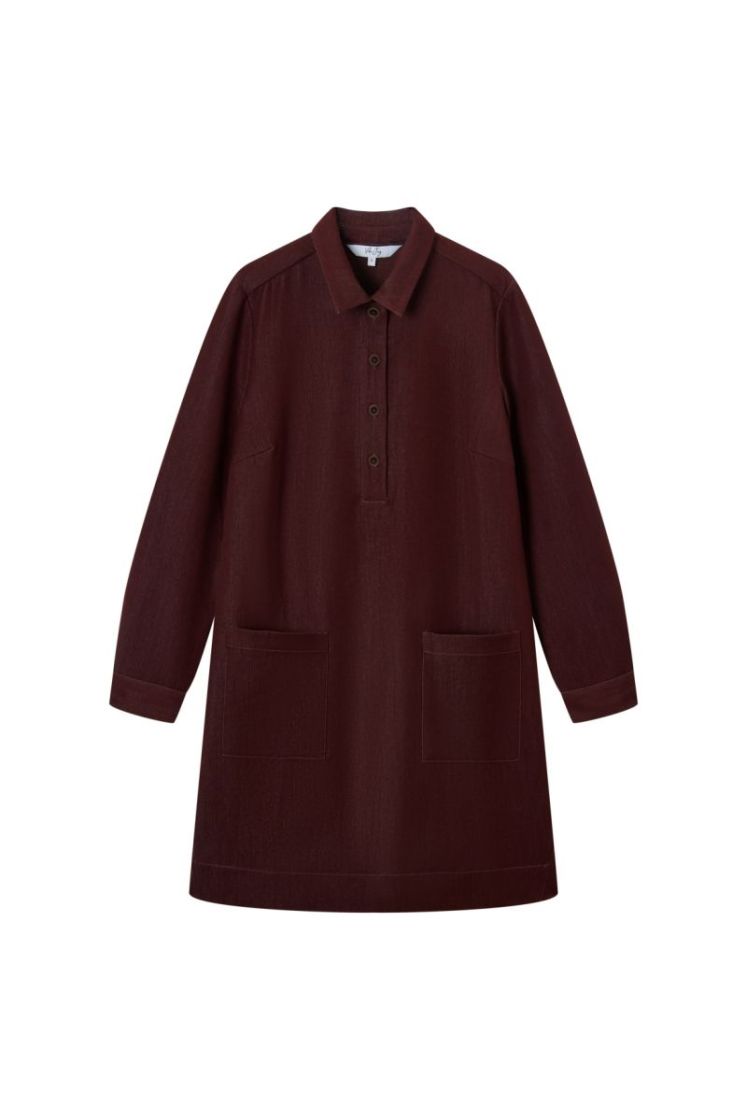 Kleed VILA JOY BUR BURGUNDY