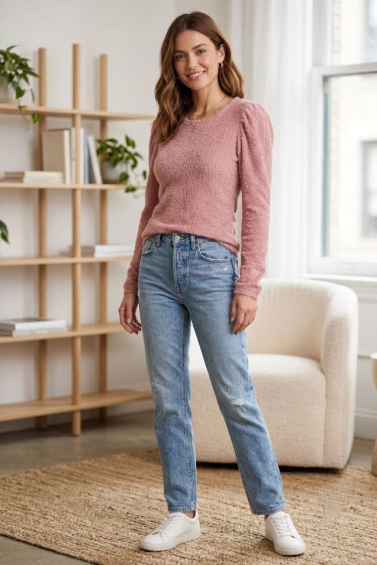 Pull VILA JOY 4020 OLD PINK