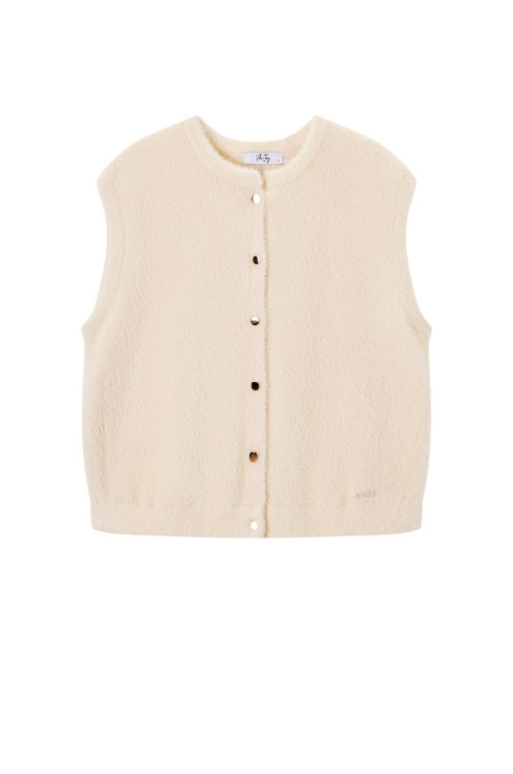 Gilet VILA JOY LBE LIGHT BEIGE
