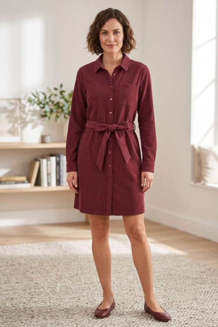 Kleed VILA JOY BUR BURGUNDY