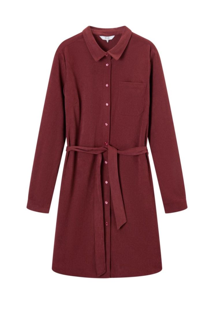Kleed VILA JOY BUR BURGUNDY