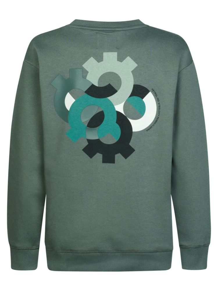 Sweater PETROL 6185 STEEL GREE