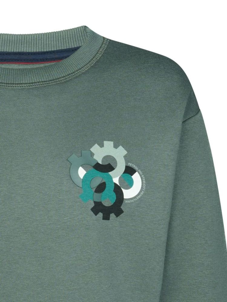 Sweater PETROL 6185 STEEL GREE