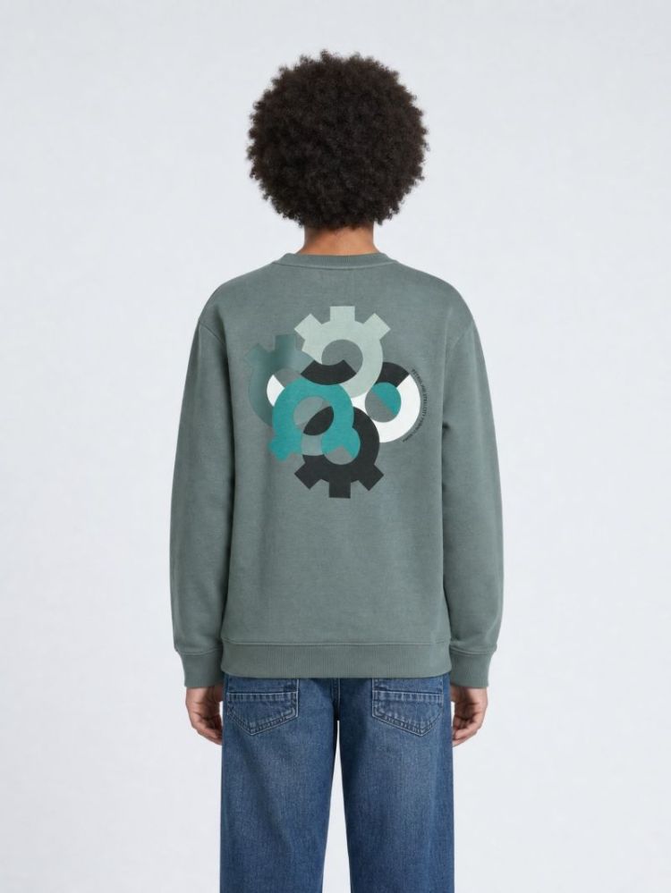 Sweater PETROL 6185 STEEL GREE