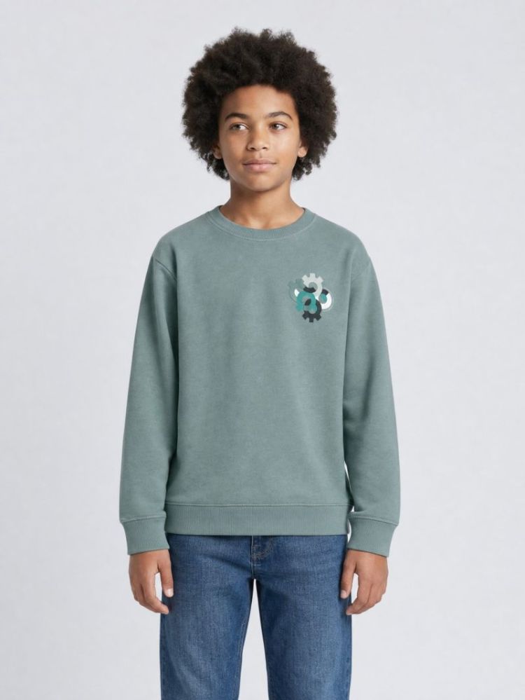 Sweater PETROL 6185 STEEL GREE