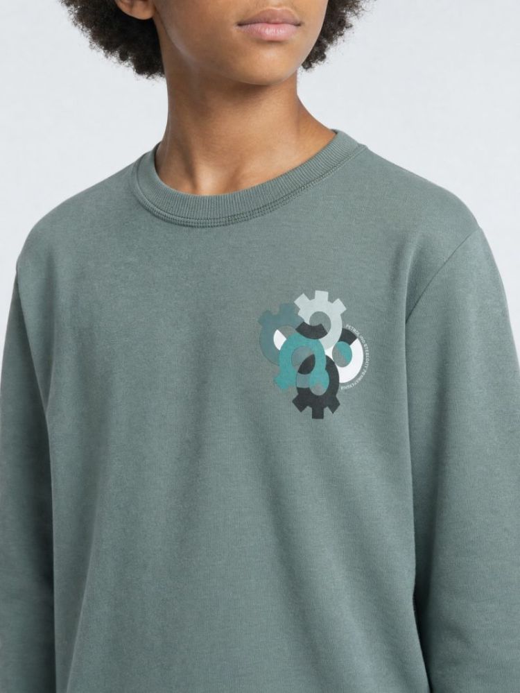 Sweater PETROL 6185 STEEL GREE