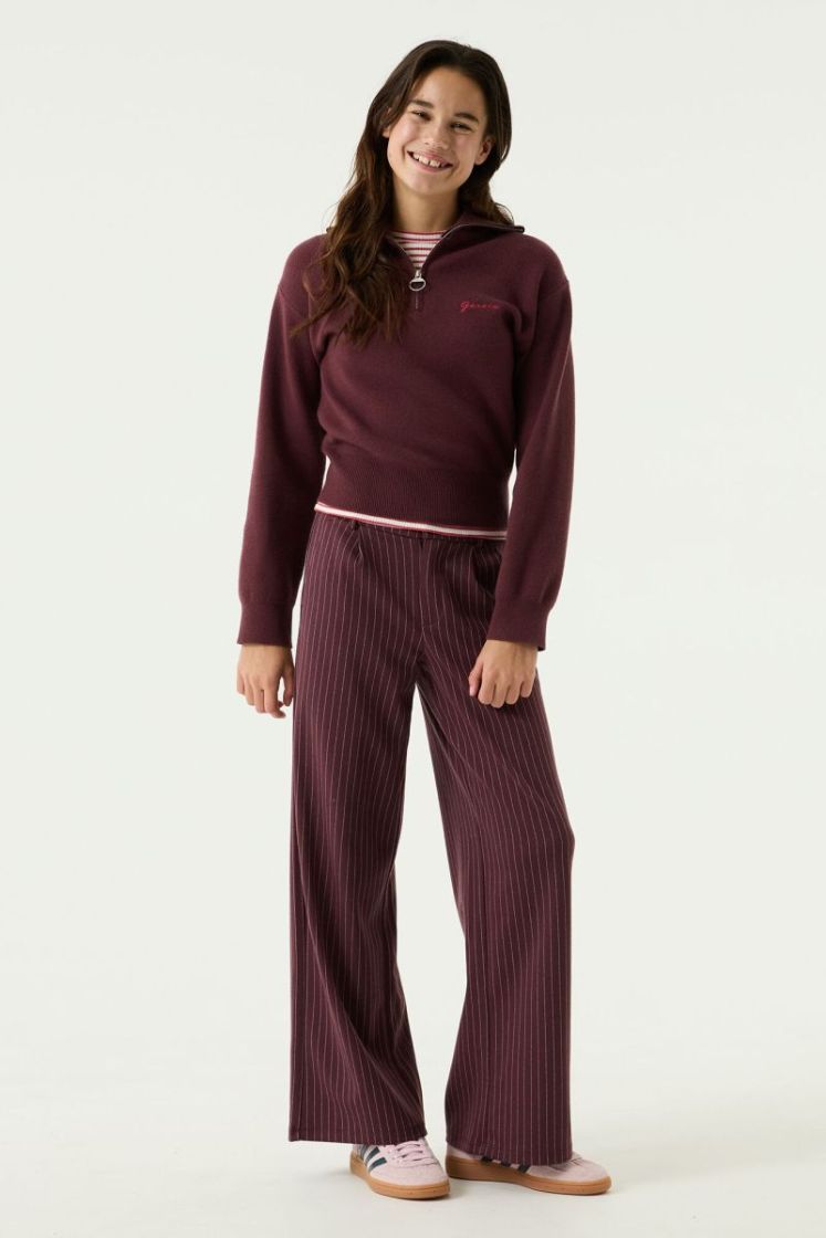 Broek GARCIA 5822-black cher