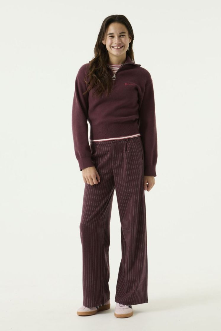 Broek GARCIA 5822-black cher