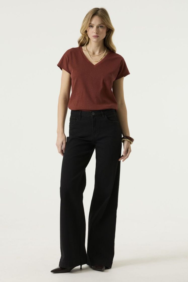 T-shirt GARCIA 4456-chili blus