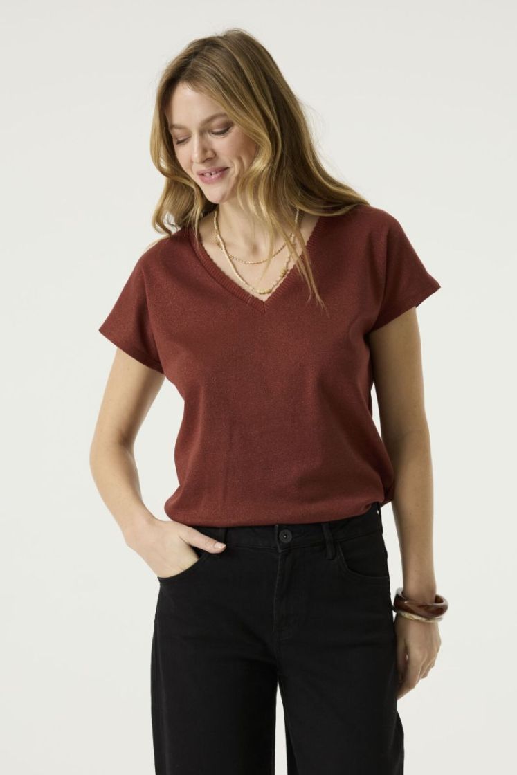 T-shirt GARCIA 4456-chili blus
