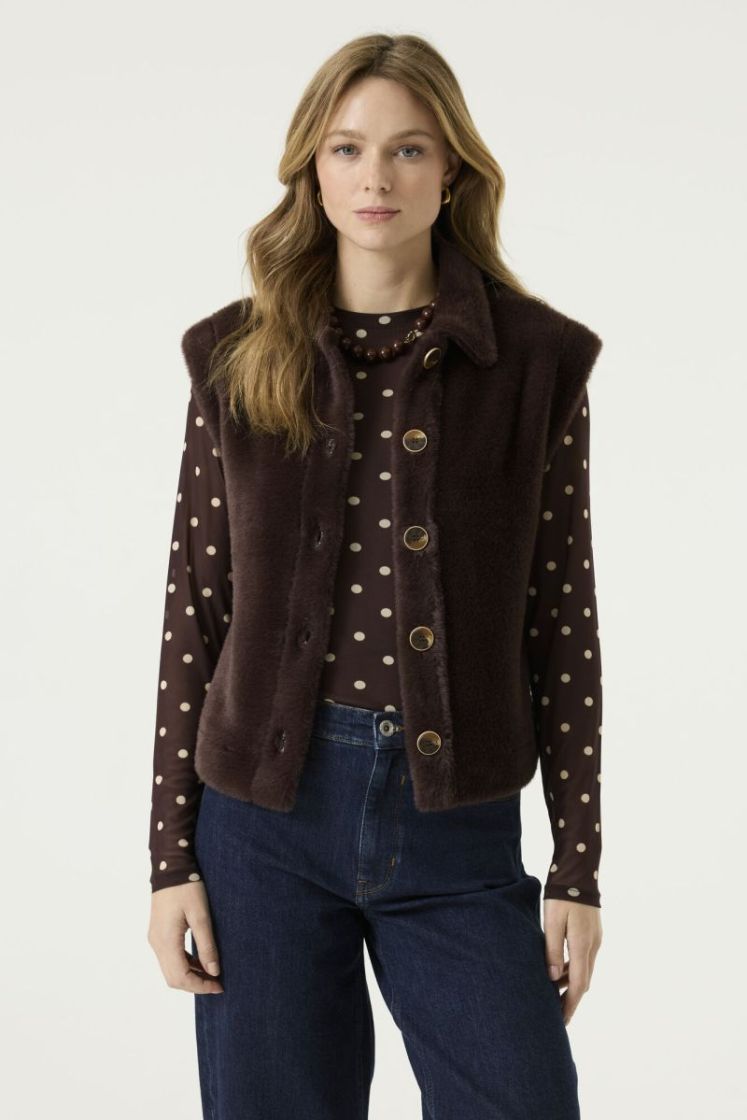 Gilet GARCIA 4478-hazel bloo