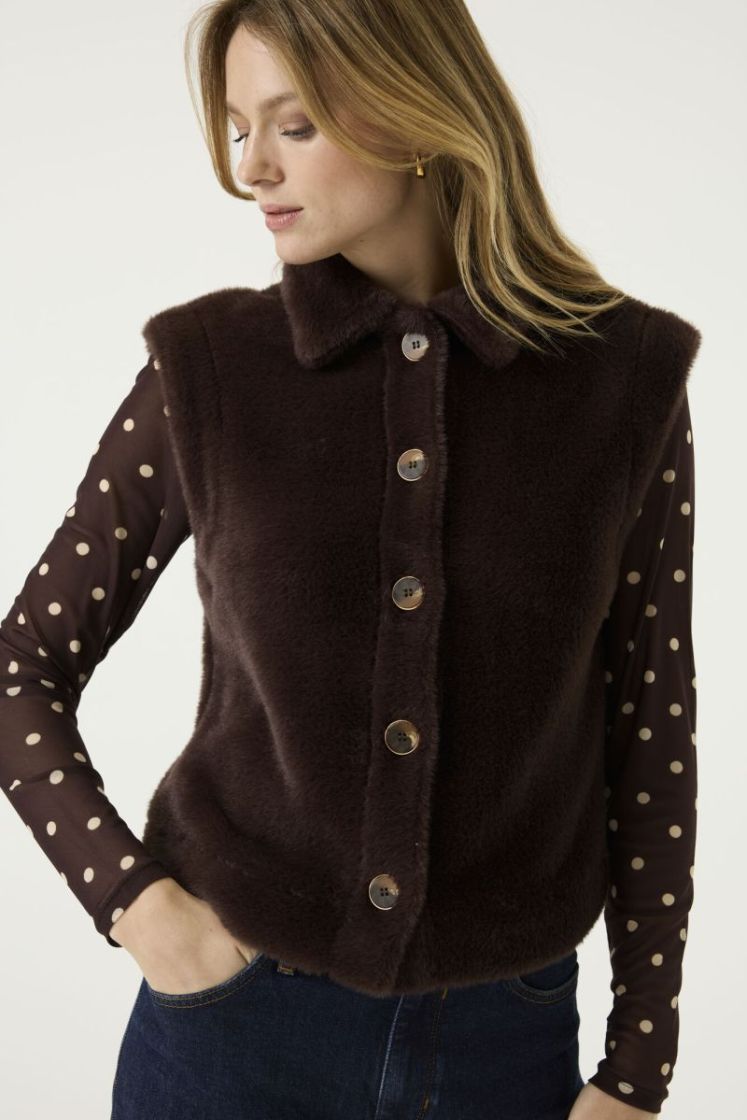 Gilet GARCIA 4478-hazel bloo