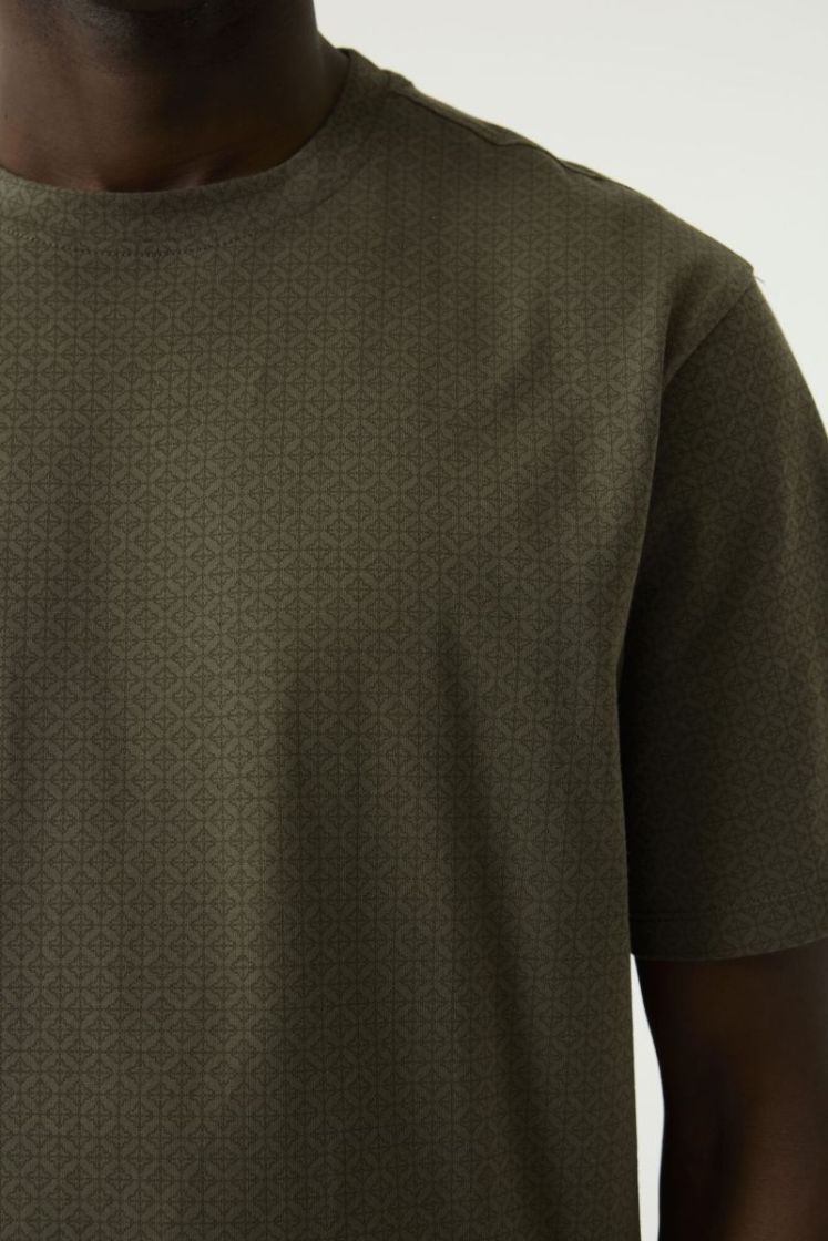 T-shirt GARCIA 4137-faded oliv