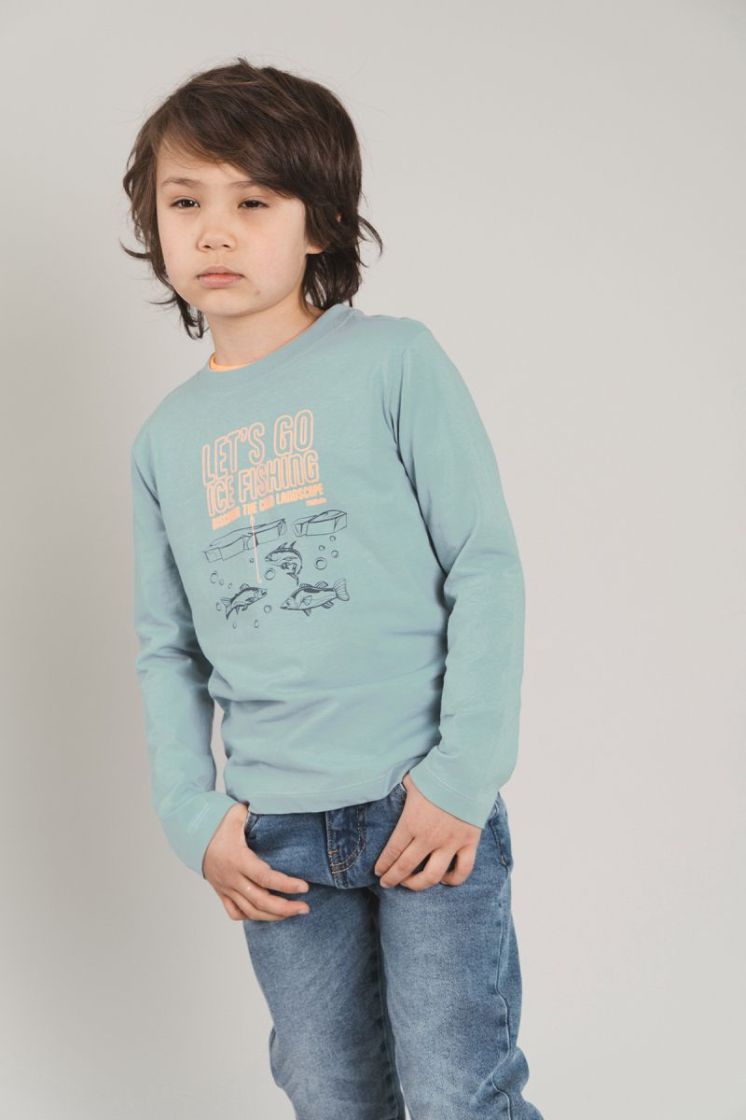 T-shirt TYGO & VITO STONE BLUE
