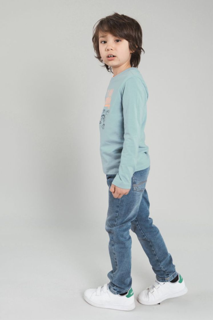 T-shirt TYGO & VITO STONE BLUE