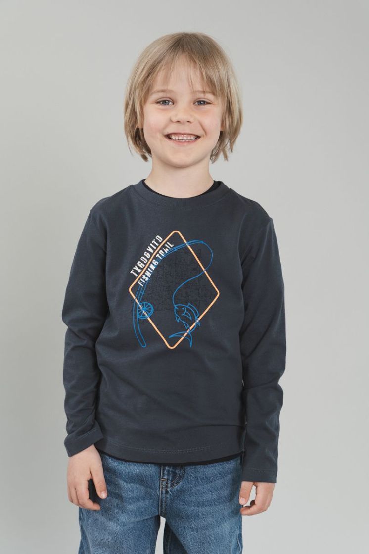 T-shirt TYGO & VITO DARK SLATE