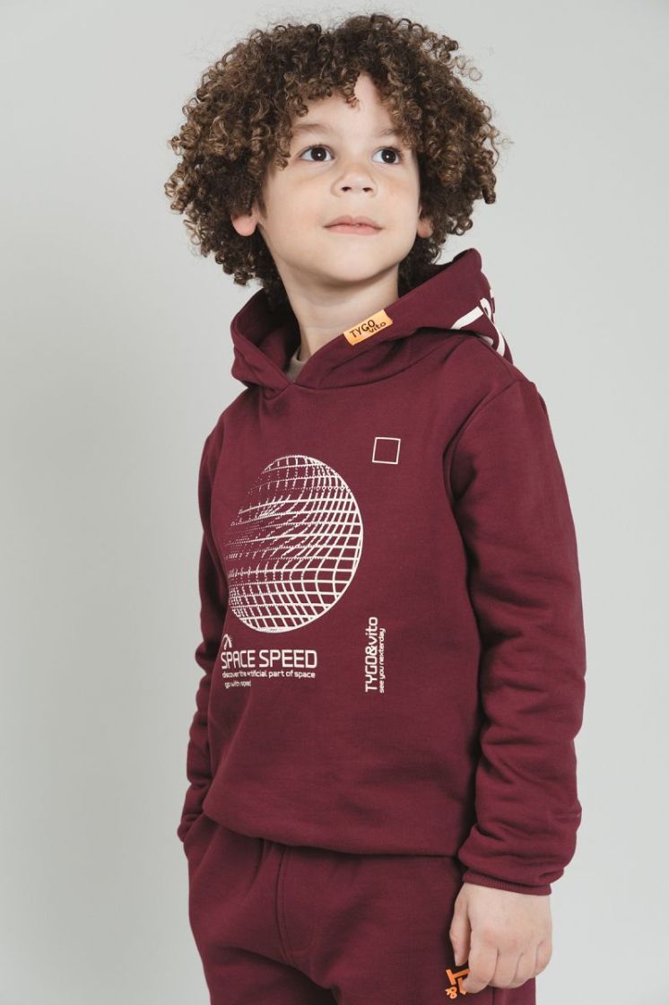 Sweater TYGO & VITO MERLOT