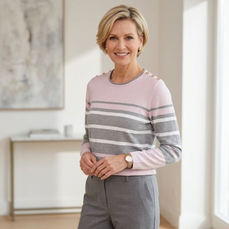 Pull MICHA 81170 ROSE/GREY