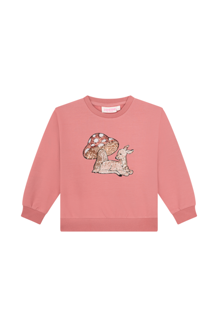 Sweater SOMEONE OP OLD PINK