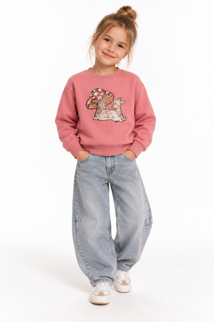 Sweater SOMEONE OP OLD PINK