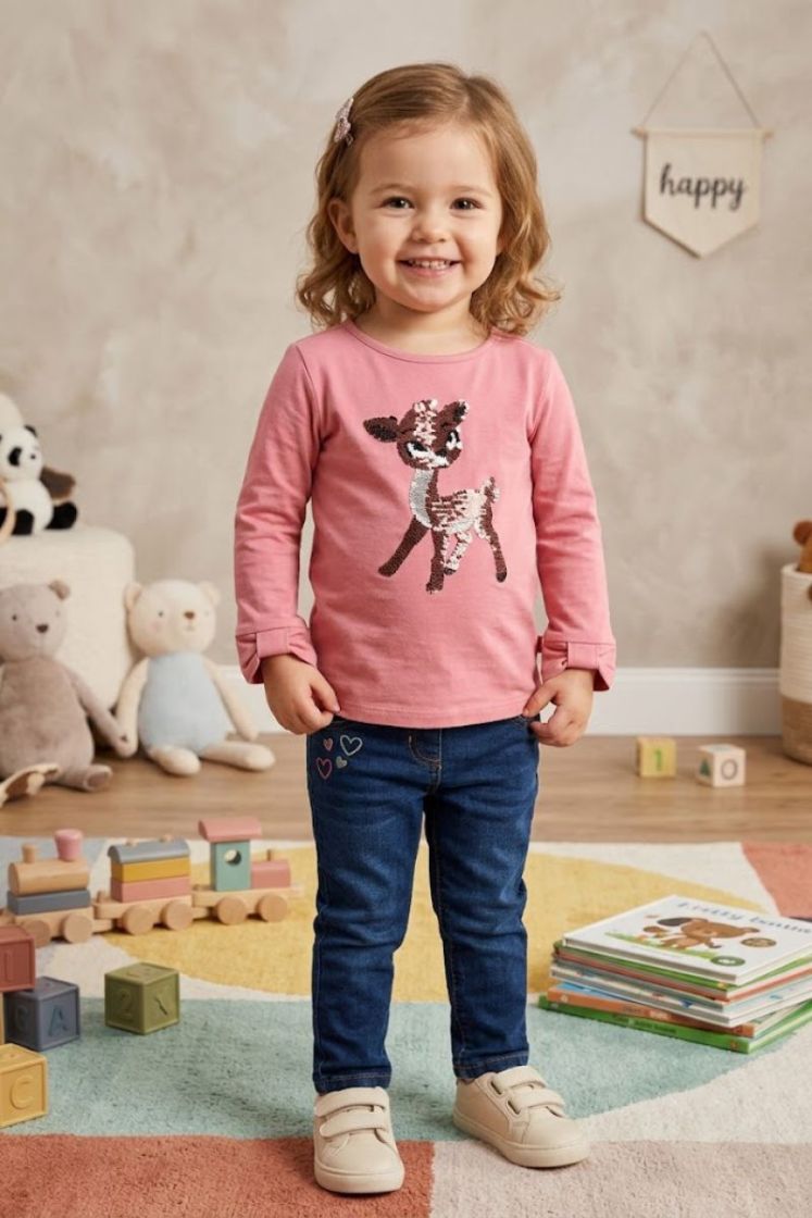 T-shirt SOMEONE OP OLD PINK