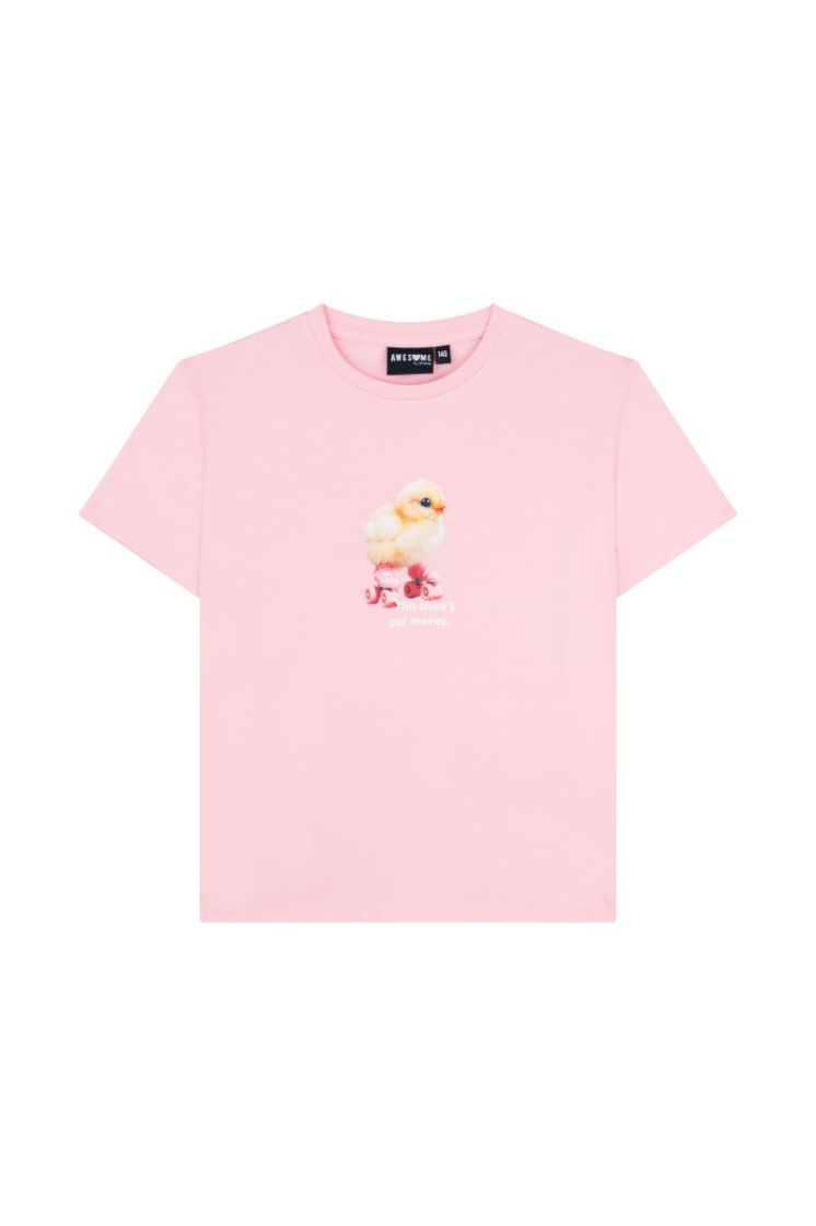 T-shirt SOMEONE LIP Light Pink