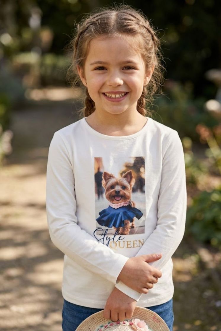 T-shirt SOMEONE E ECRU