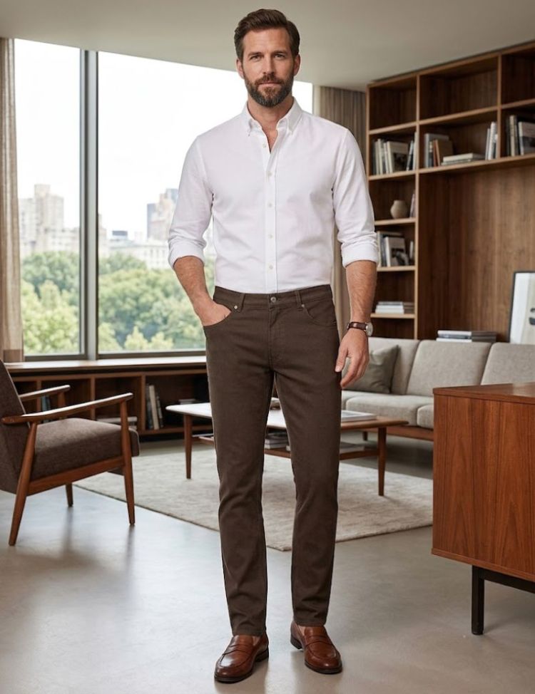 Broek BRAX 57 CARAMEL