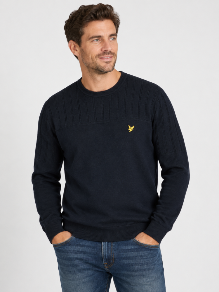 Pull LYLE&SCOTT Z271 DARK NAVY