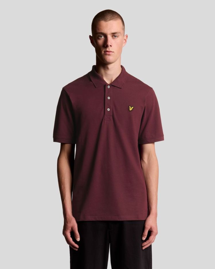 Polo LYLE&SCOTT Z562 BURGUNDY