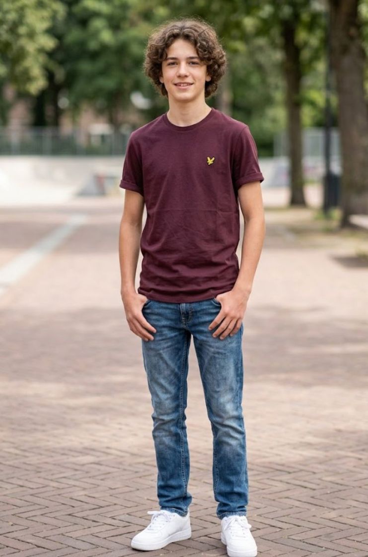 T-shirt LYLE&SCOTT Z562 BURGUNDY