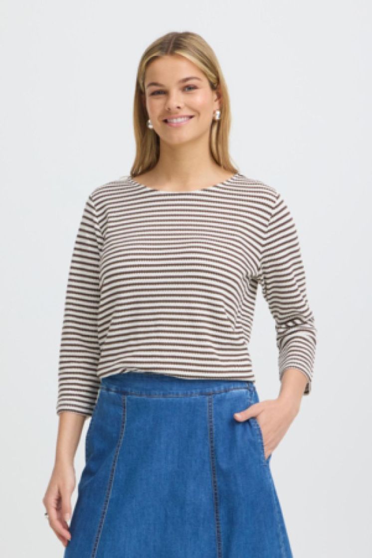 T-shirt FRANSA 900010094 RUM R