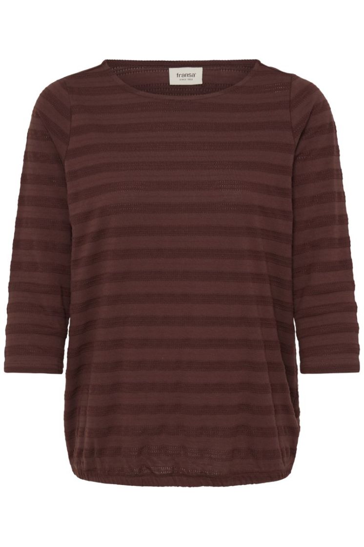 T-shirt FRANSA 191321 Rum Rais