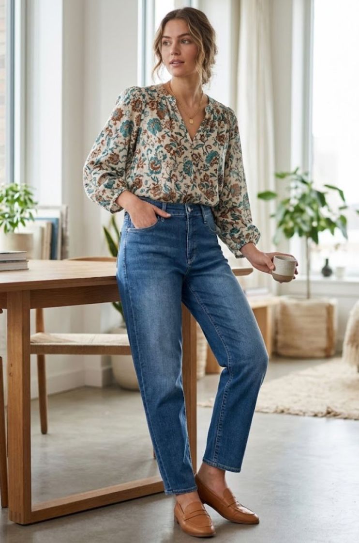 Jeansbroek MAC D570 midblue us