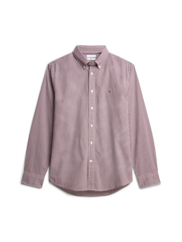 Hemd TOMMY HILFIGER 0QJ BURGUNDY CH