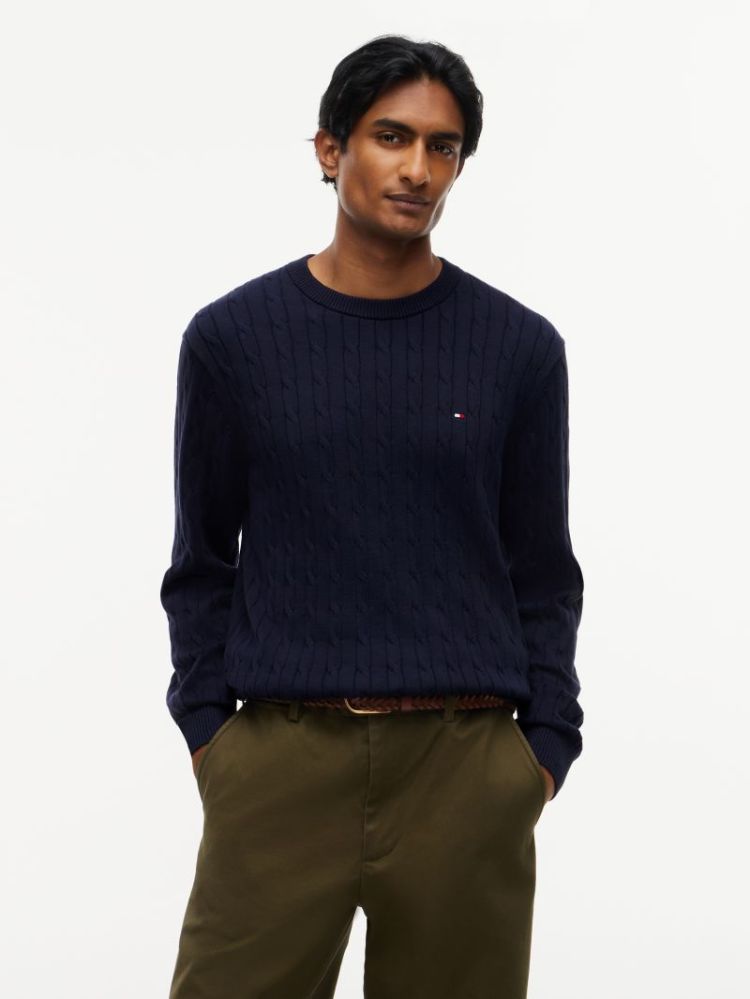 Pull TOMMY HILFIGER DW5 NAVY BLUE