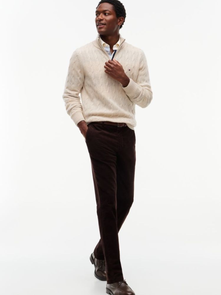 Broek TOMMY HILFIGER HJT CHOCOLATE