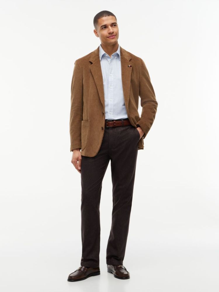 Broek TOMMY HILFIGER GOP DARK COFFEE