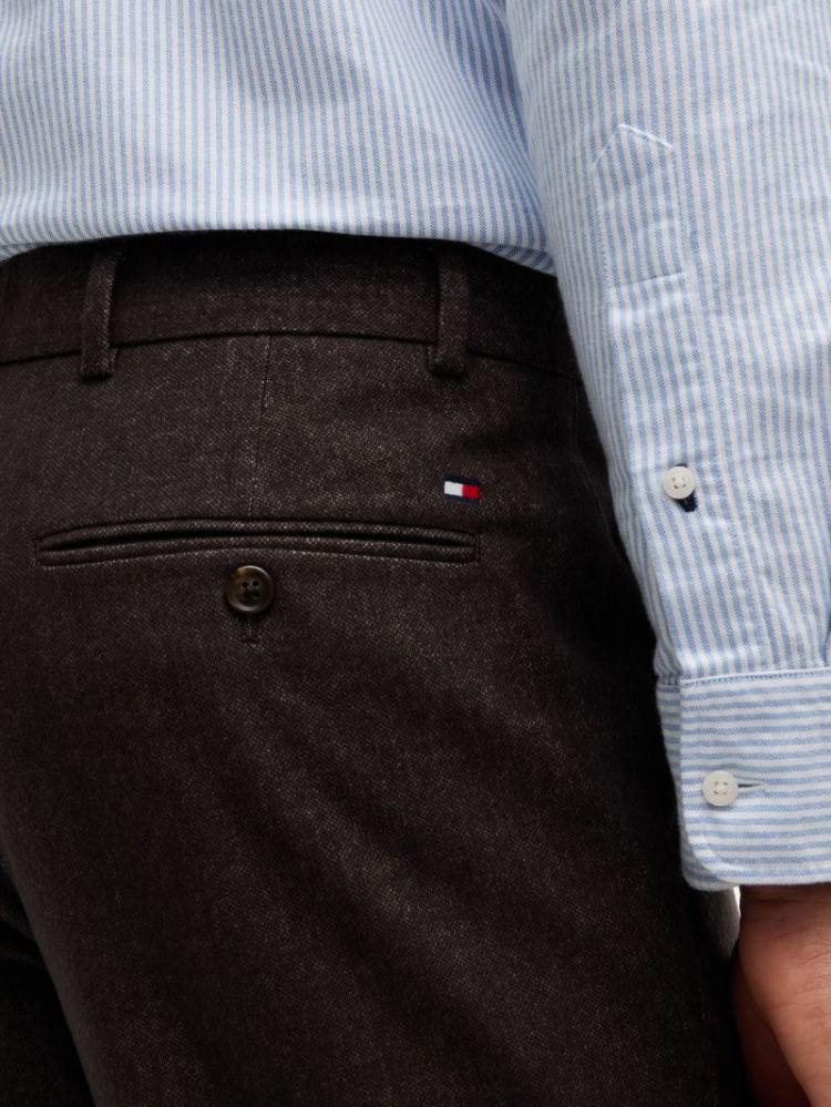 Broek TOMMY HILFIGER GOP DARK COFFEE