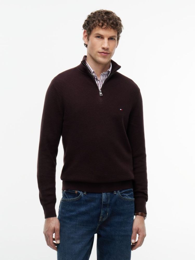 Pull TOMMY HILFIGER HJT CHOCOLATE