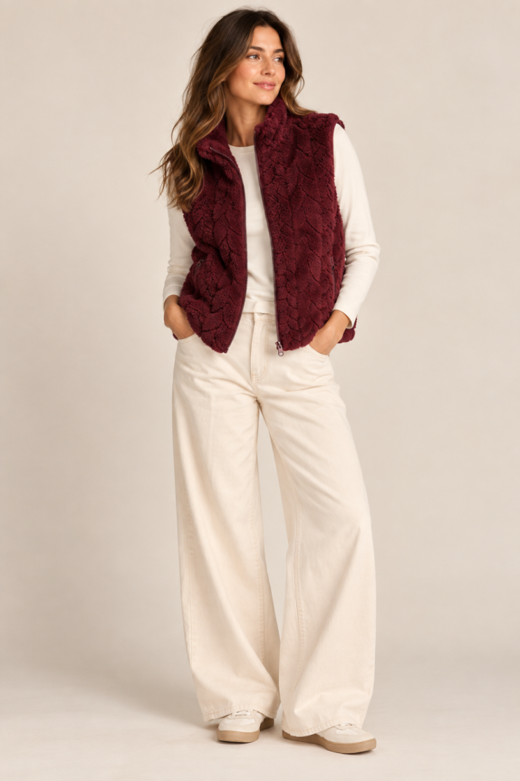 Gilet TITCHINI 99 BORDEAUX