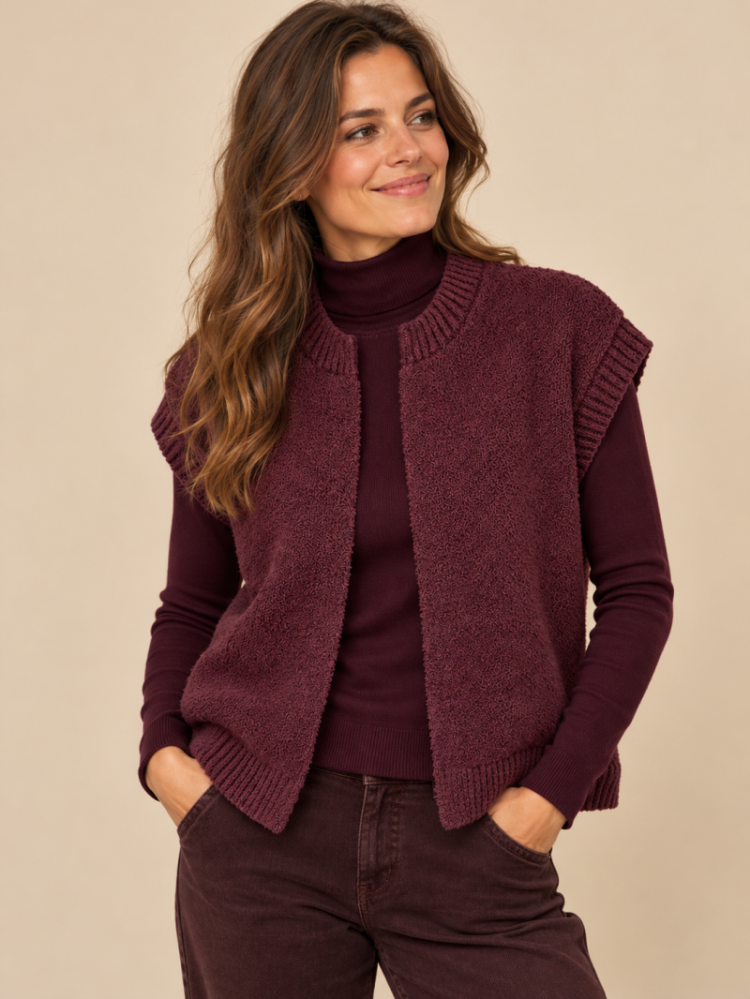 Gilet TITCHINI 99 PLUM