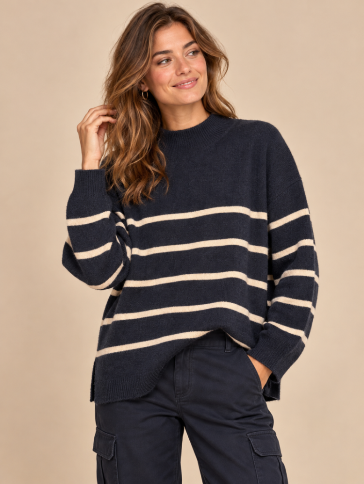 Pull TITCHINI 59 NAVY/BEIGE M