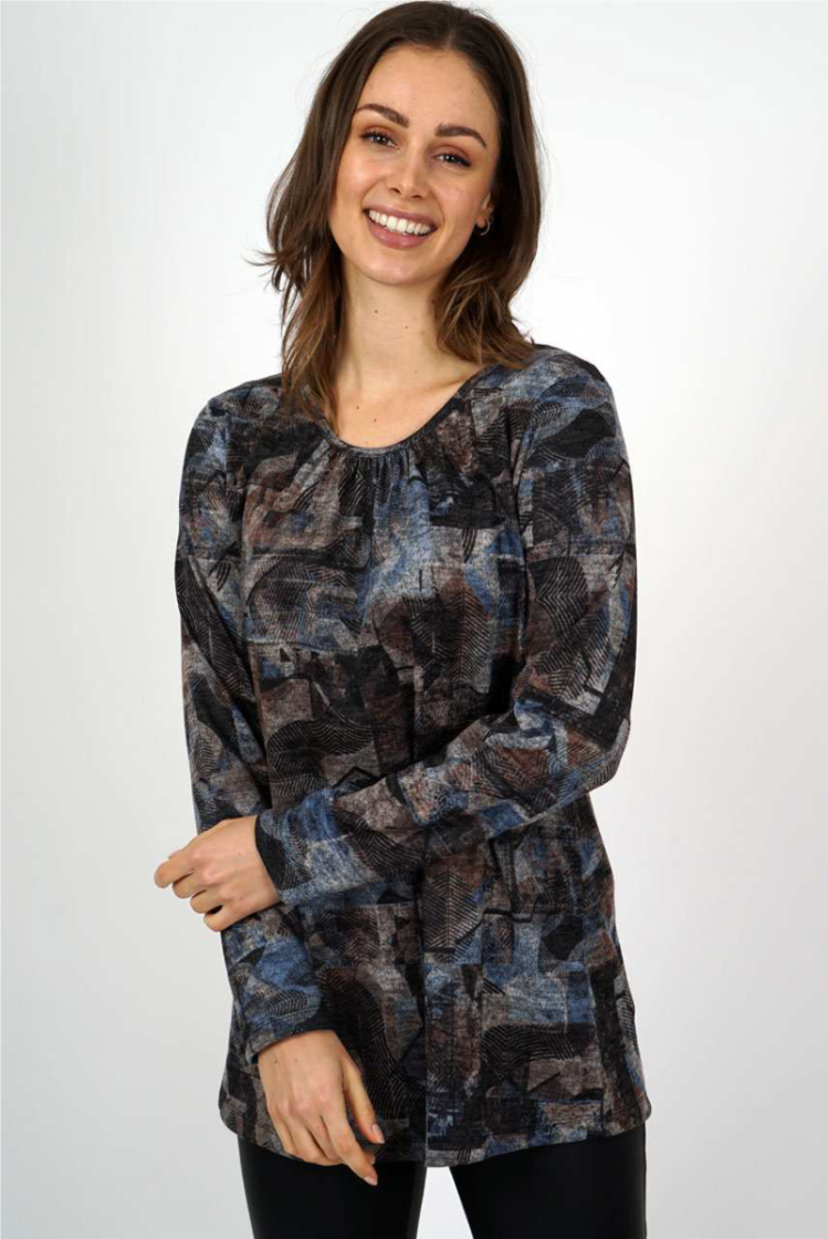 T-shirt TITCHINI 19 BROWN/BLUE C
