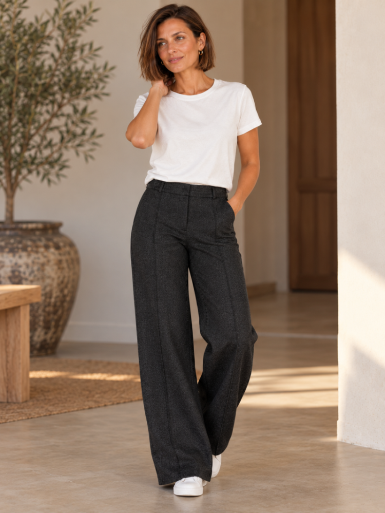 Broek RED BUTTON 0 grey black